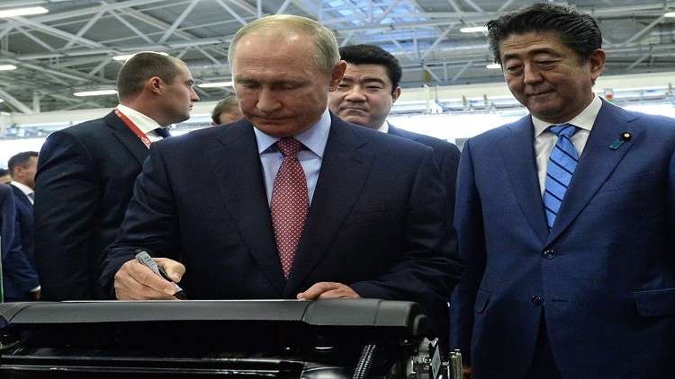 روسيا واليابان يستعدان لتوقيع معاهدة سلام 