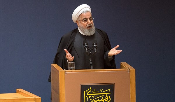 الرئيس روحاني: سنطلق قمرين صناعيين الى الفضاء قريبا