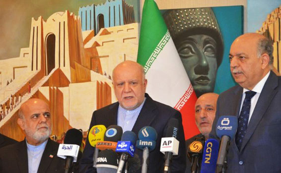 وزيرا النفط العراقي والايراني يؤكدان تطوير التعاون في قطاع الطاقة