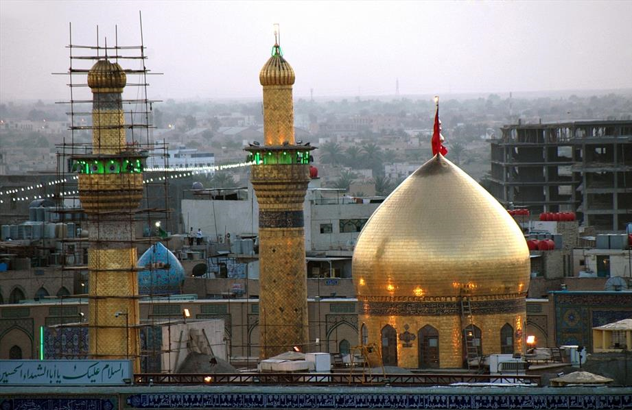 القبة الجديدة لمزار الامام الحسين (ع) + صور