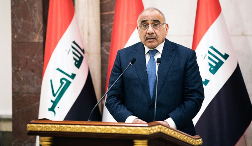 عبد المهدي يؤكد ان امر الحشد الشعبي عراقي بحت