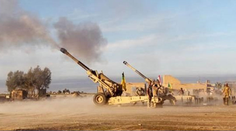 المدفعية العراقية تضرب مواقع داعش داخل سوريا