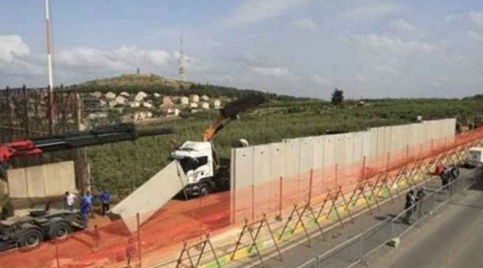 الاحتلال يواصل بناء الجدار العازل بالعديسة في لبنان
