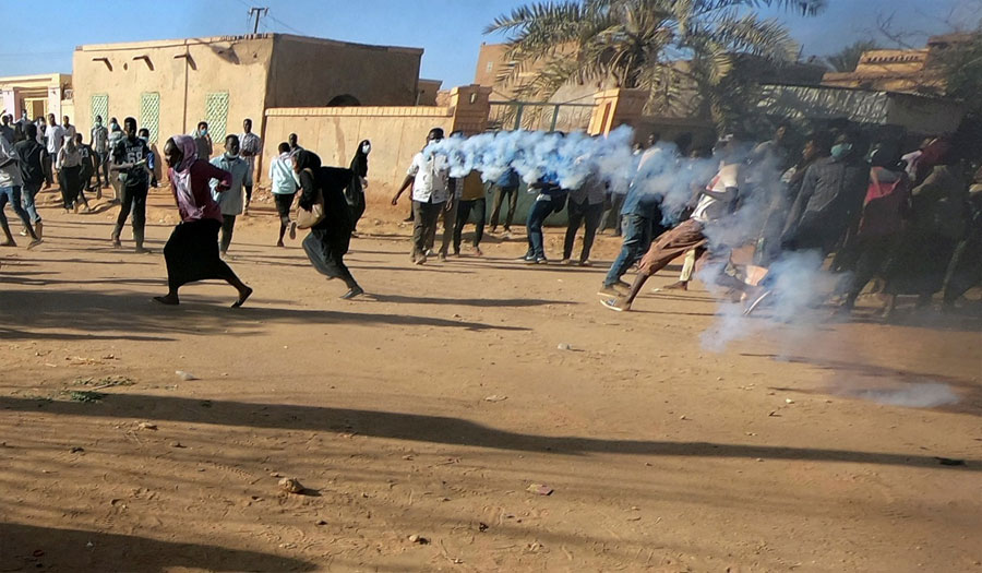 مواجهات بين الأمن والمحتجين في السودان
