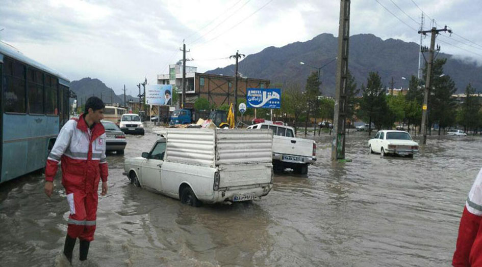 الفيضانات تجتاح 5 محافظات ايرانية