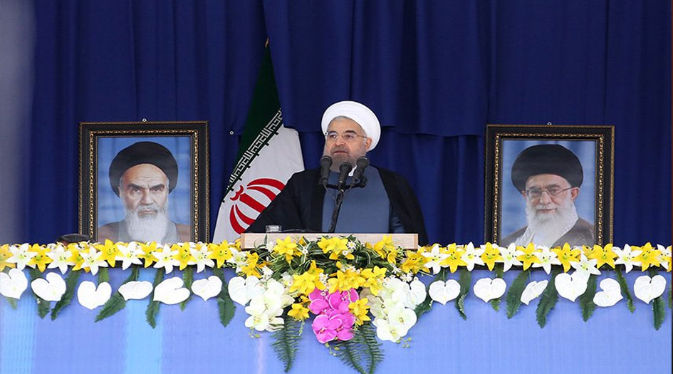 الرئيس روحاني يؤكد ان ايران الثورة تقف الى جانب الشعوب