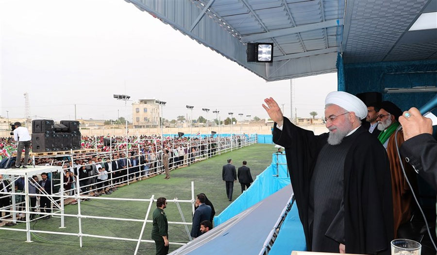 الرئيس الايراني يتوعد بإذاقة الأميركان والصهاينة مُرّ الهزيمة في المنطقة
