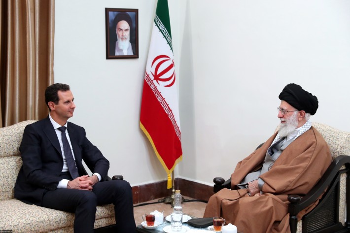 شاهد بالصور ...الإمام الخامنئي يستقبل بشار الأسد رئيس الجمهورية العربية السورية
