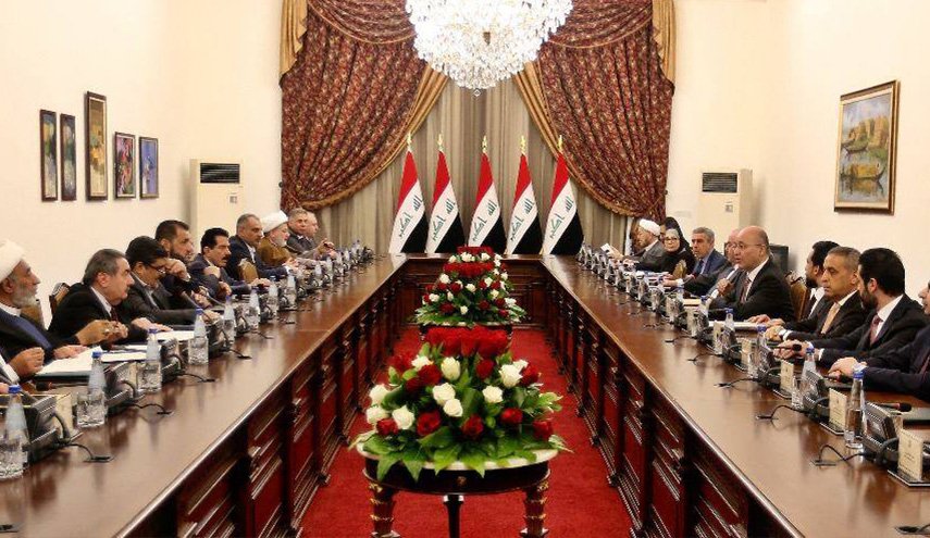 الرئاسة العراقية تناقش اوضاع البلاد والعملية الديمقراطية 