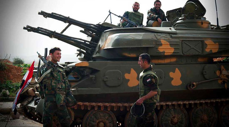 الجيش السوري يتصدى للارهابيين في ريف حماة
