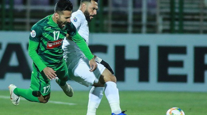 ذوب آهن اصفهان يتعادل مع الزوراء العراقي بدون اهداف