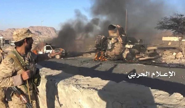 القوات اليمنية تدمر 11 آلية في كسر زحف قبالة نجران