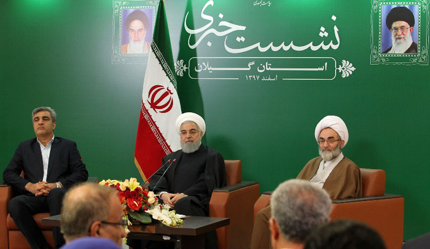 الرئيس الايراني: اميركا تسعى للتفاوض مع ايران 