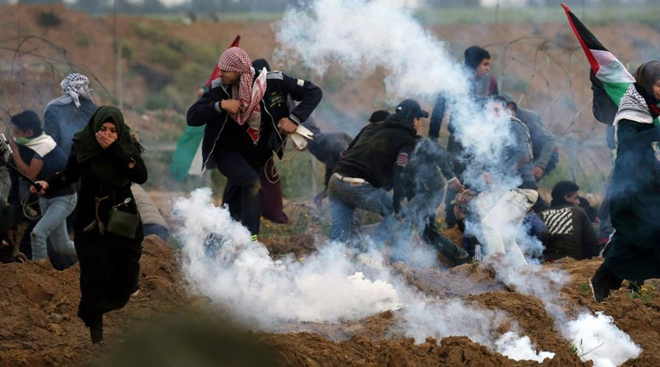 شهيد واصابات في قمع الاحتلال للمتظاهرين شرق قطاع غزة