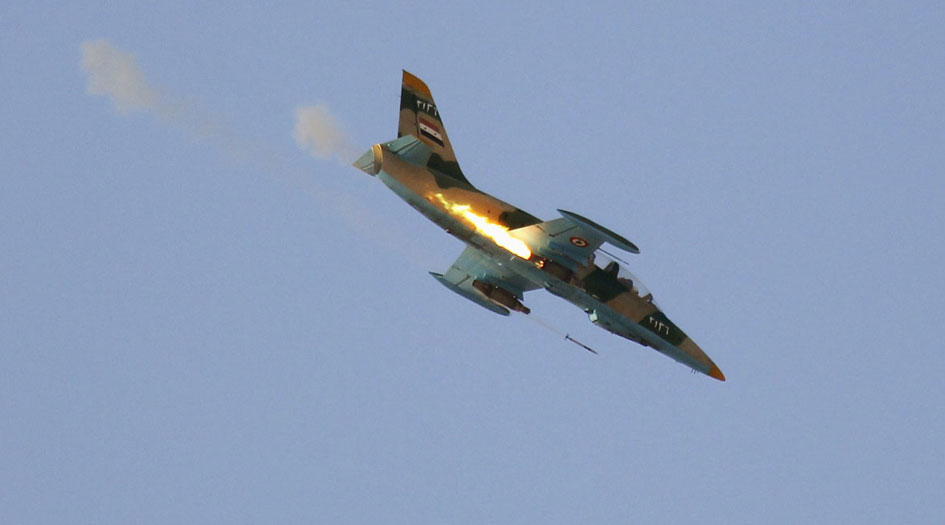 سلاح الجو السوري يستهدف ارتال النصرة في ادلب