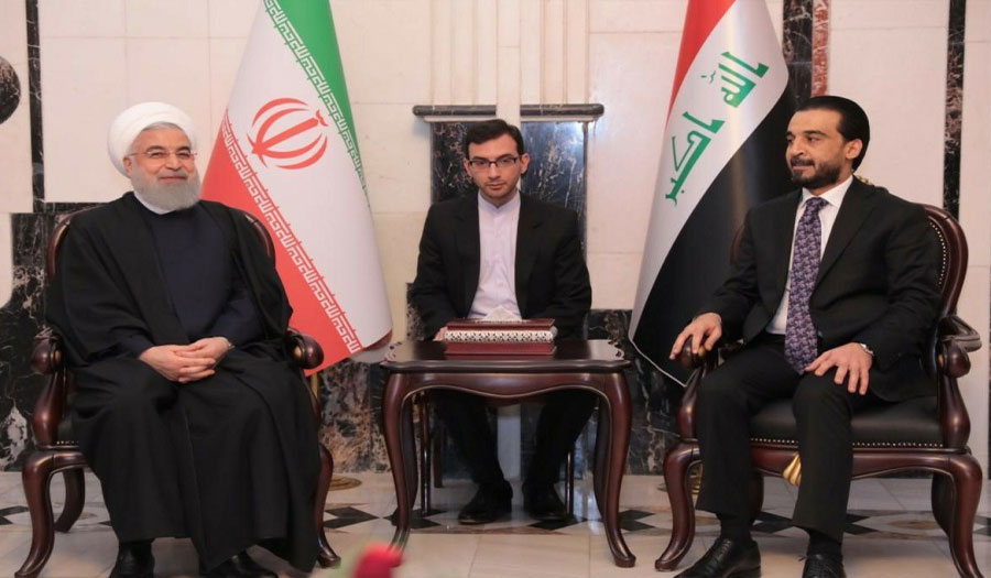 روحاني والحلبوسي يؤكدان تعزيز الدور البرلماني في تطوير العلاقات الثنائية