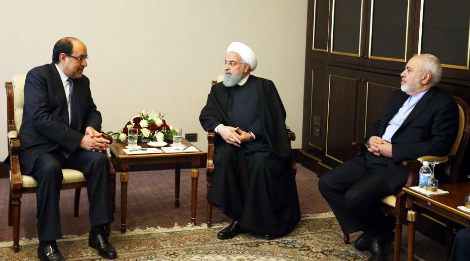 لقاء المالكي والعبادي والحكيم مع الرئيس روحاني