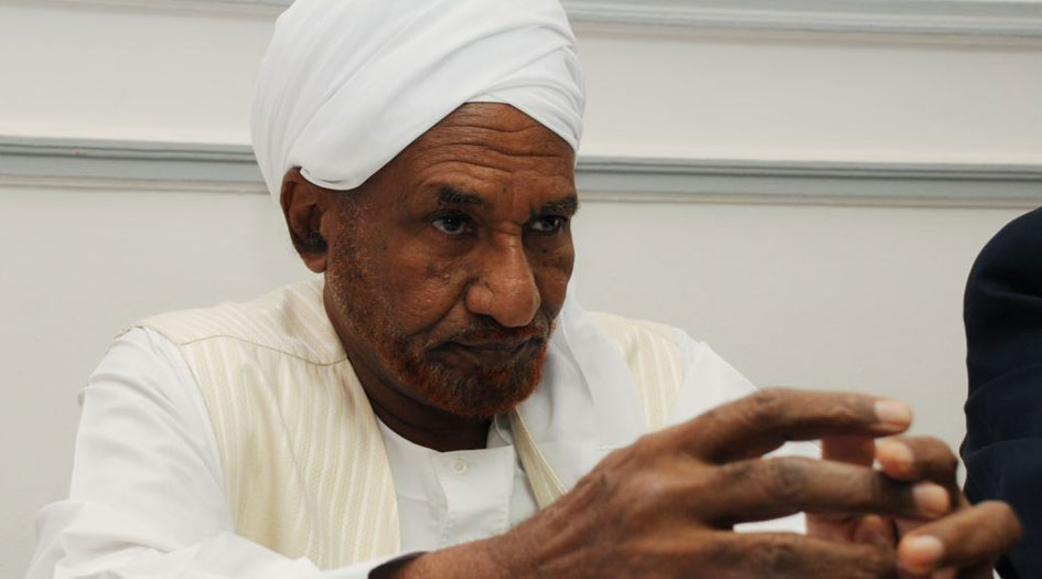 الصادق المهدي يدعو الى حل الازمة السياسية في السودان دون اقصاء