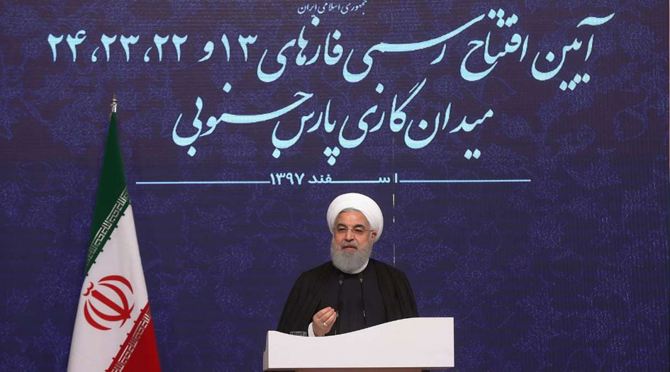 الرئيس الايراني: شعبنا جسد على مر التاريخ صموده بوجه اميركا
