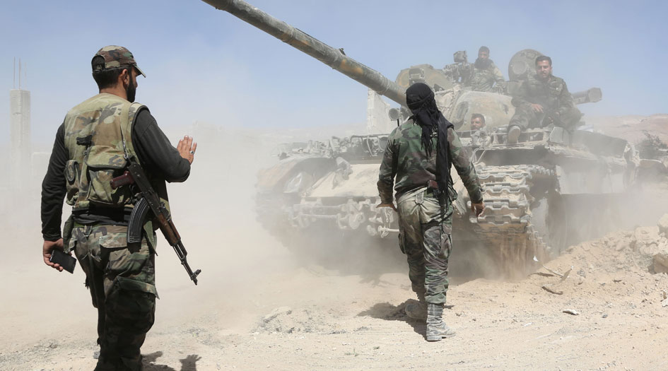 الجيش السوري يسحق الارهابيين في حماة