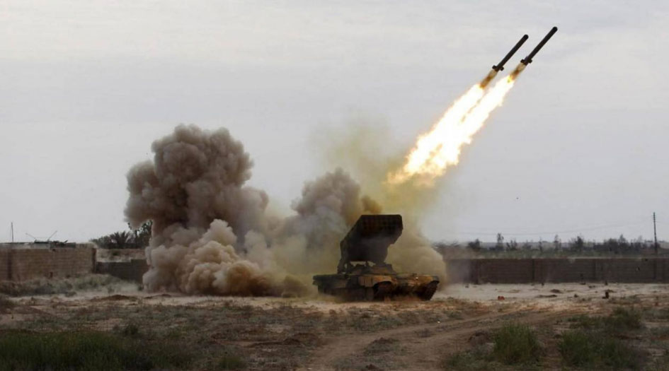 القوة الصاروخية اليمنية تدك مقرات المرتزقة الجوف