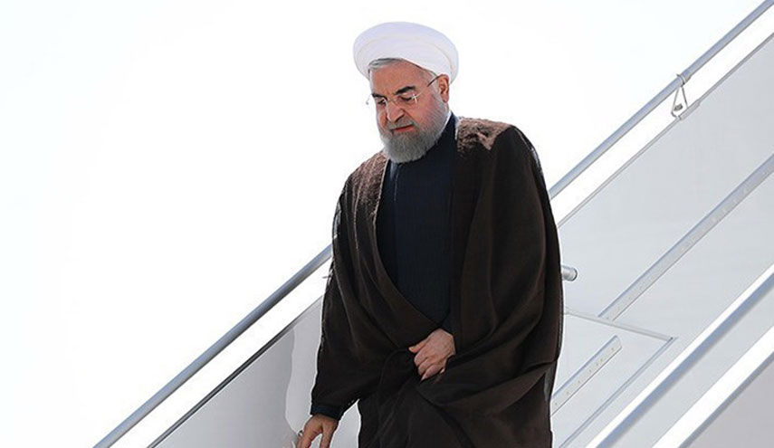 الرئيس الايراني يصل الى محافظة كلستان المنكوبة