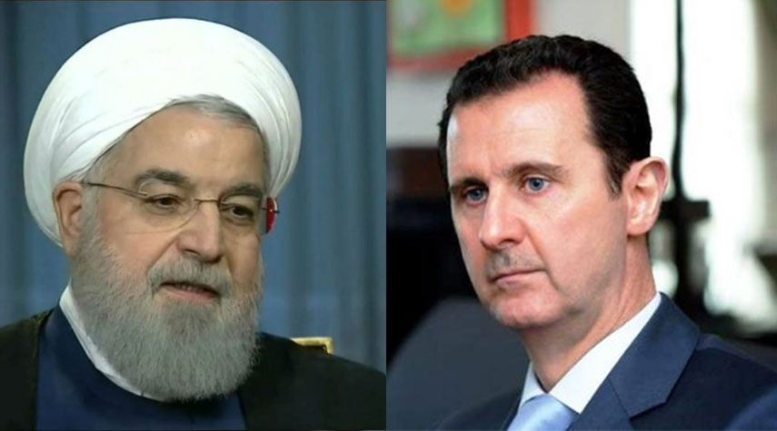 الرئيس السوري يعزي نظيره الايراني بضحايا السيول