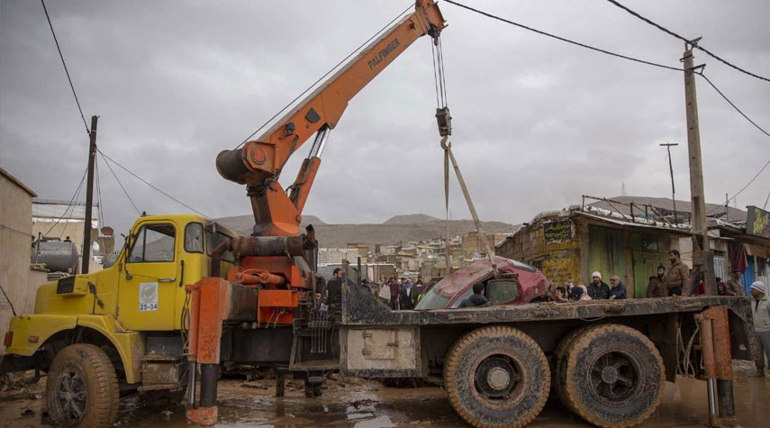ارتفاع حصيلة ضحايا السيول في ايران الى 38 قتيلاً