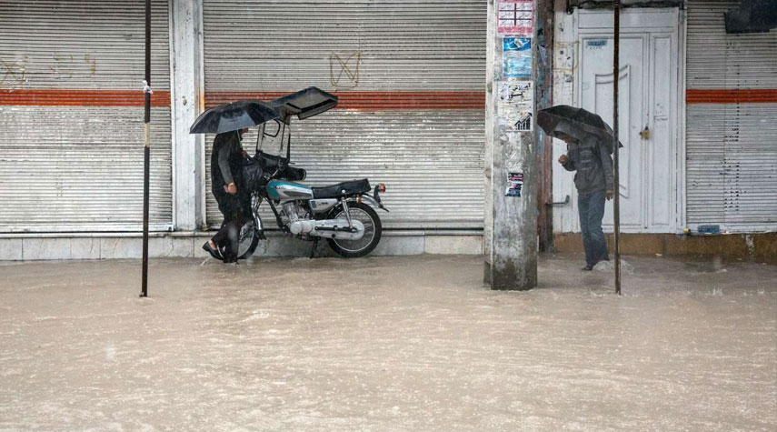 استمرار موجة الامطار والثلوج في 8 محافظات ايرانية