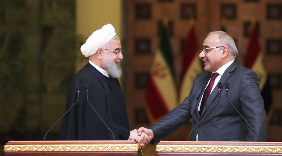 الرئيس روحاني يستقبل رئيس الوزراء العراقي في طهران