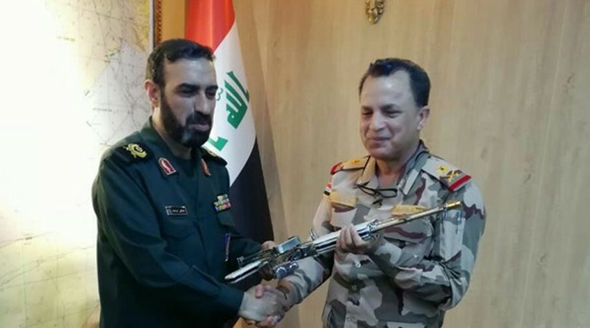 مسؤول عسكري عراقي يشيد بدور حرس الثورة في محاربة الارهاب