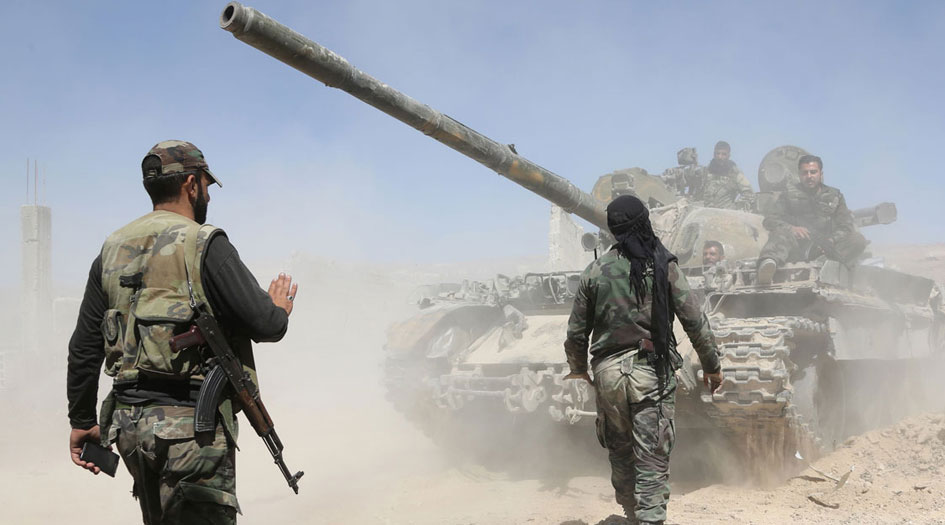 الجيش السوري يطهر منطقة تل هواش في ريف حماة من الإرهابيين