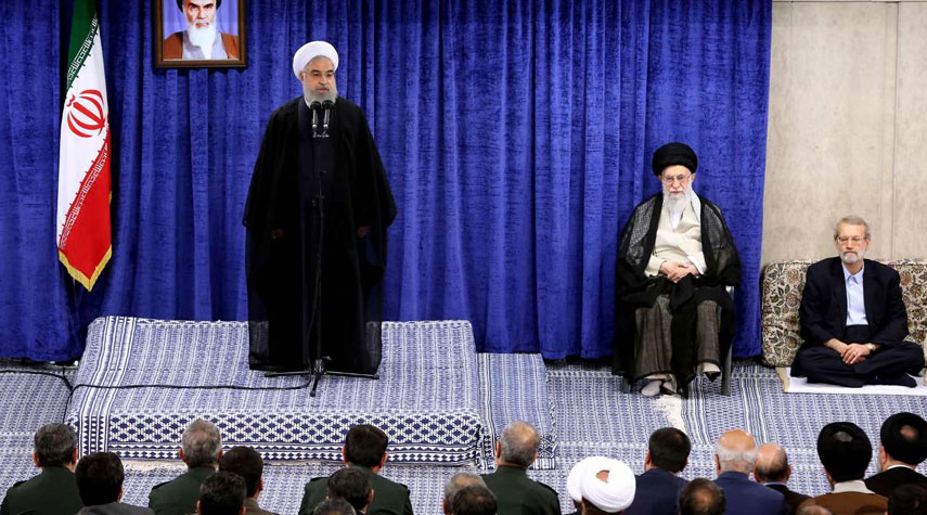 روحاني يؤكد ان الاميركيين فشلوا في اخضاع الشعب الايراني