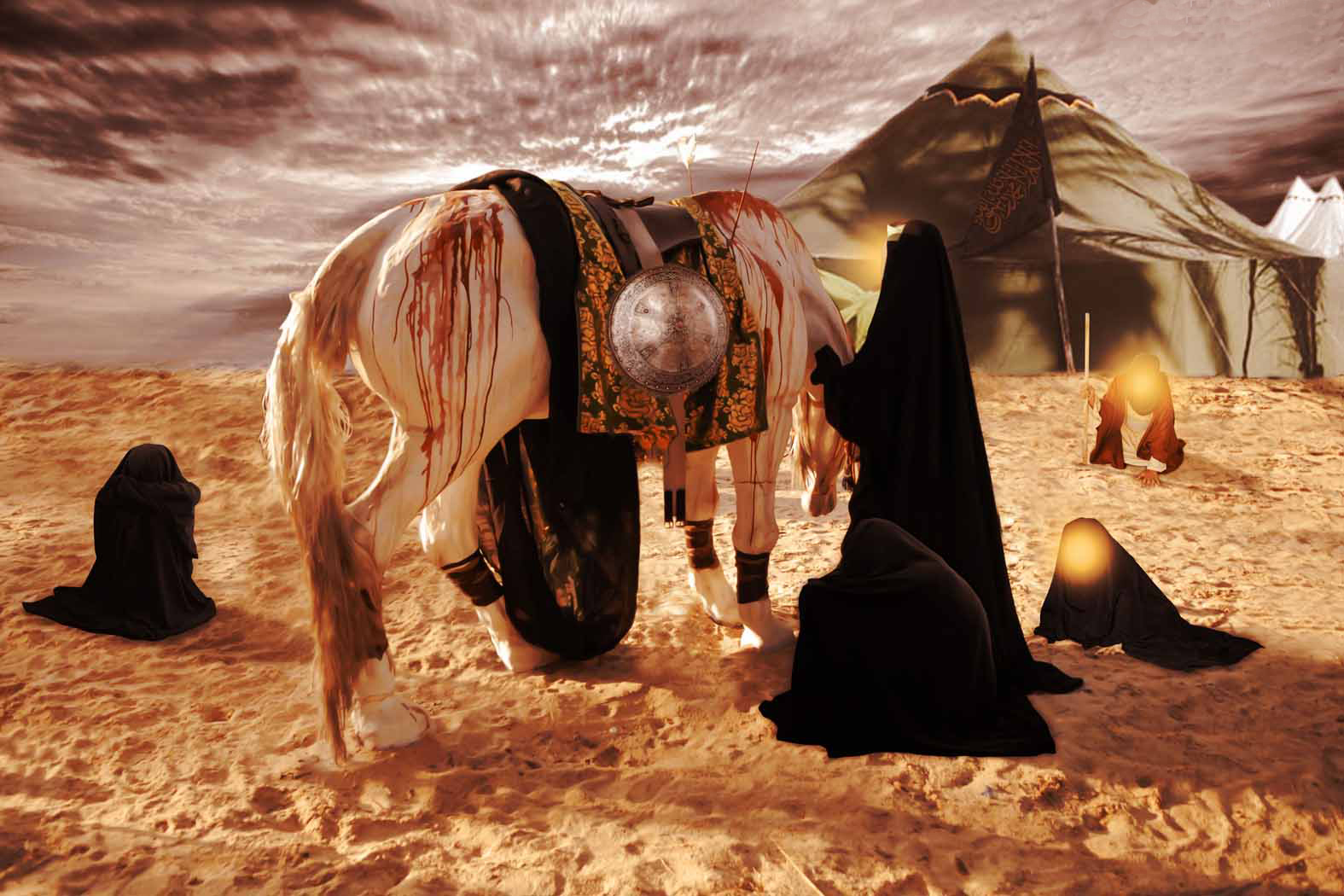 آية ظهور دم تحت أحجار بيت المقدس اثر مقتل الحسين(ع) في مصادر أهل السنة