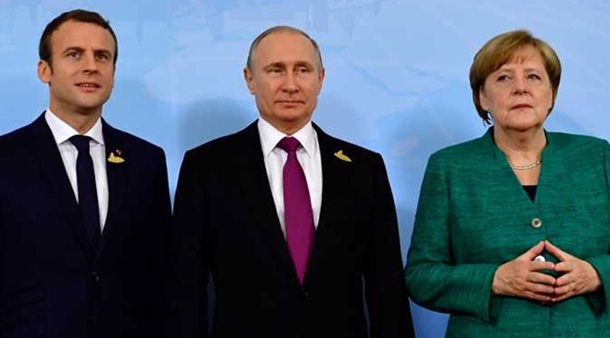 زعماء روسيا والمانيا وفرنسا يؤكدون التزامهم بالتعاون مع إيران