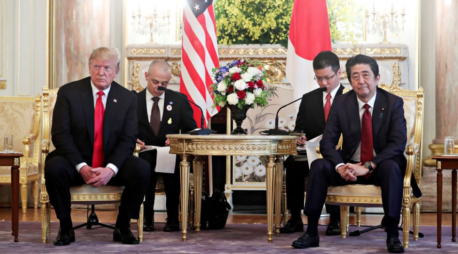 ترامب يلتقي الإمبراطور الياباني الجديد ناروهيتو