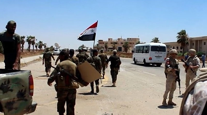 الجيش السوري يدمر آليات واوكاراً لجبهة النصرة الارهابية