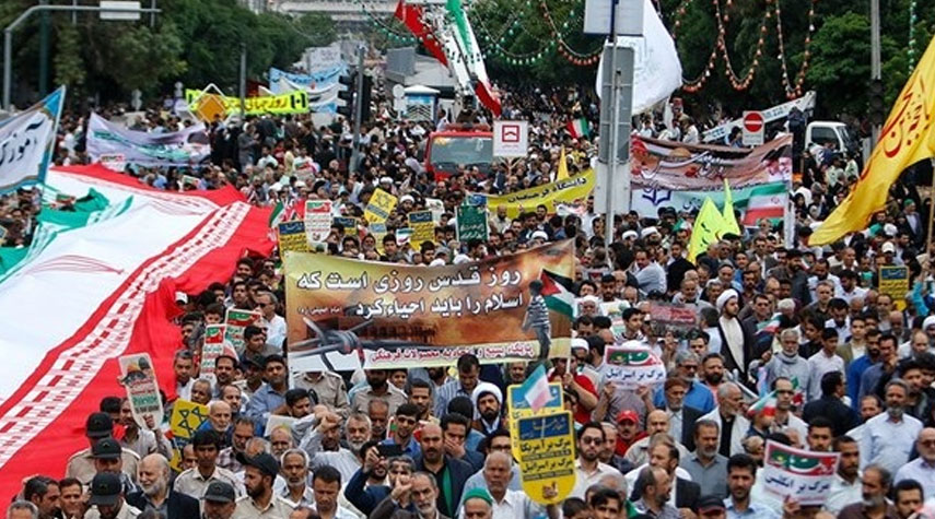 البيان الختامي لمسيرات يوم القدس يندد بـ"صفقة القرن" ومؤتمر البحرين