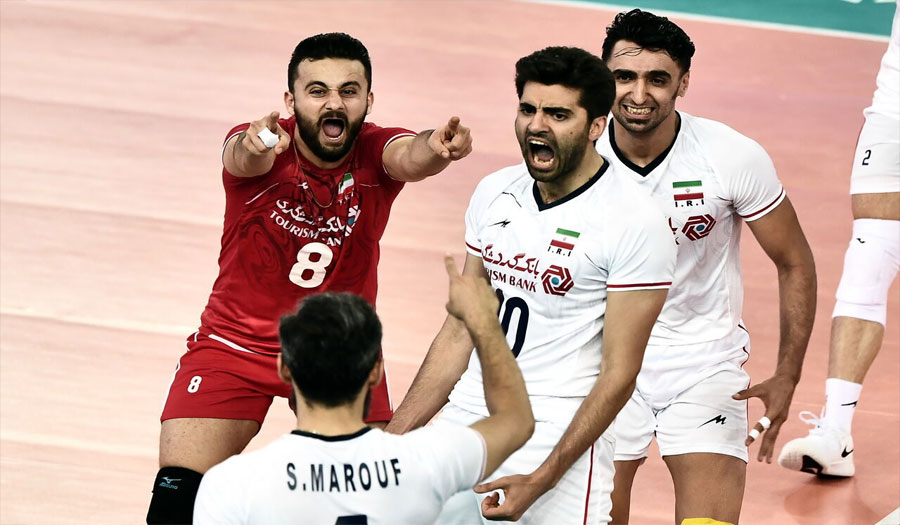 إيران تتصدر الدوري الأممي للطائرة 2019 بعد سحق ألمانيا