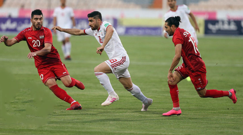 ايران تحقق فوزاً عريضاً على سوريا في مباراة ودية