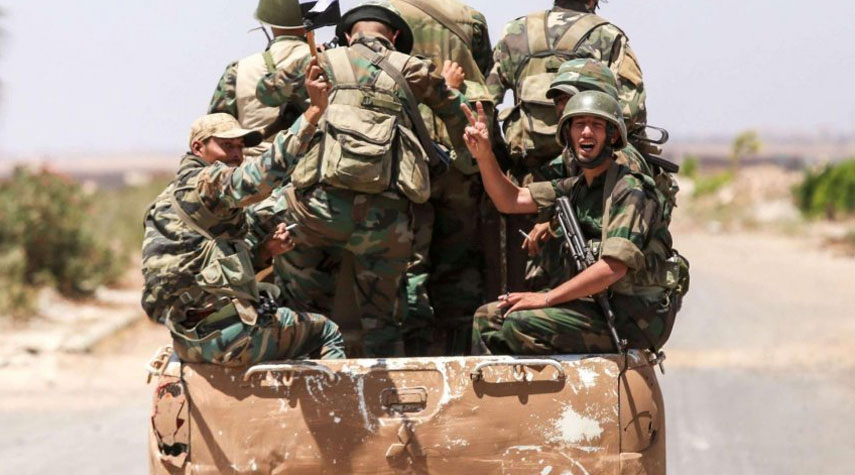القوات السورية تدمر اوكار الارهابيين وإمداداتهم في ريفي حماة وادلب