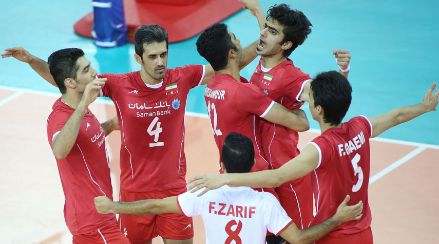 إيران تفوز على اليابان في الدوري العالمي لكرة الطائرة