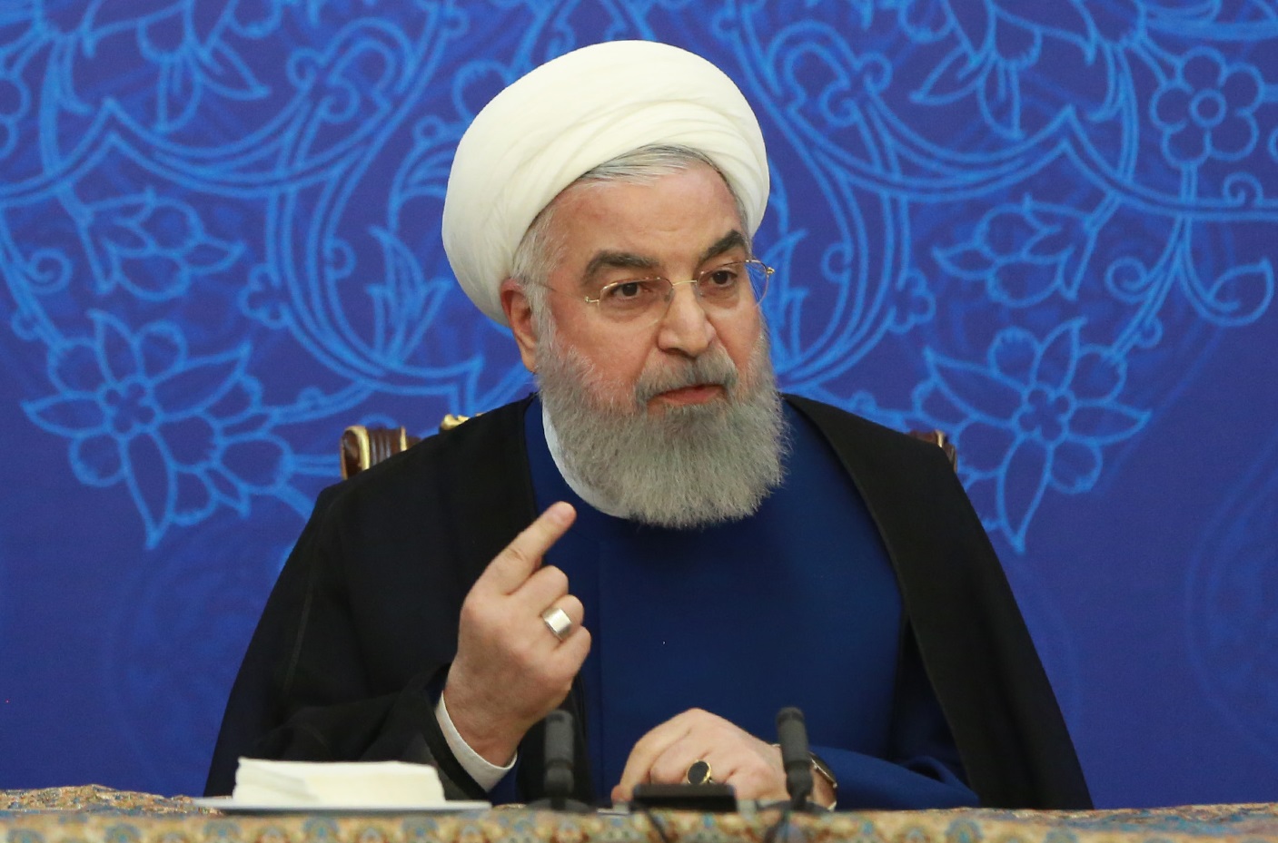 الرئيس روحاني: مستعدون للتعاون لإرساء الامن بالمنطقة