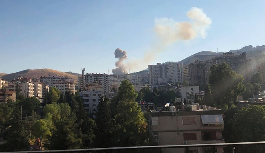 انفجار في منطقة عسكرية غرب دمشق 