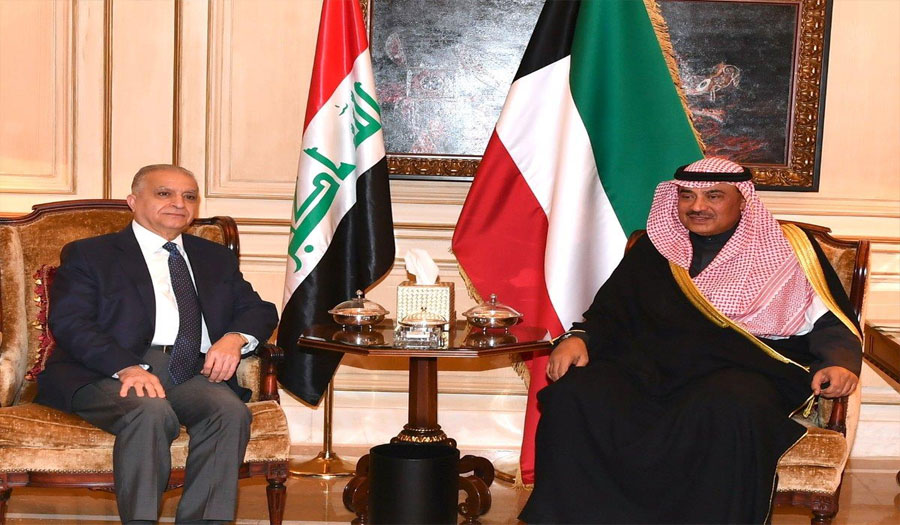 وزير الخارجية العراقي يبحث مع نظيره الكويتي حل القضايا الاقليمية