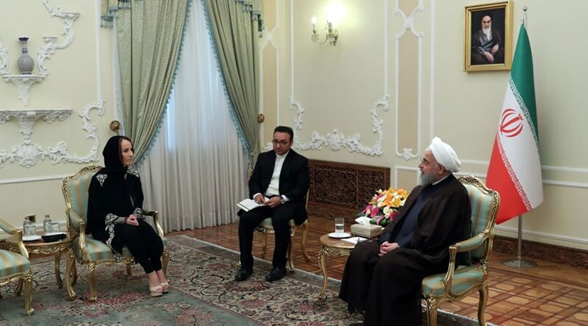الرئيس الايراني: البلطجية الاميركية مصدر الكثير من المشاكل في العالم