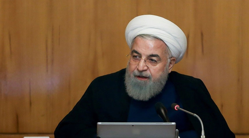 الرئيس الايراني: الحظر الاميركي ضد قائد الثورة خطوة حمقاء وتثير السخرية