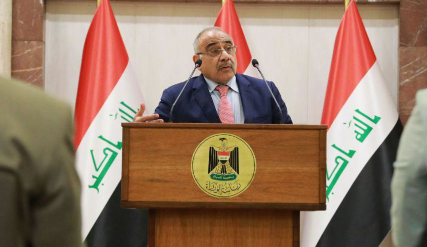 عبدالمهدي: العراق مع الحلول السلمية لإنهاء النزاعات