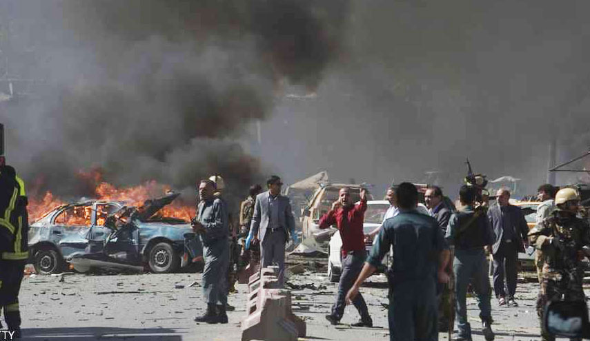 انفجار قوي يهز الحي الدبلوماسي في العاصمة الافغانية 