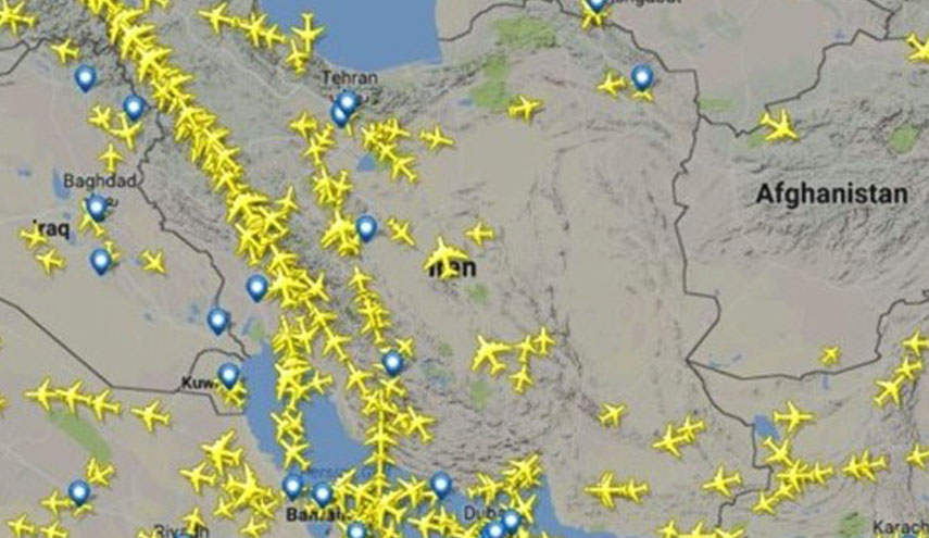رغم التحذيرات الاميركية... 840 رحلة طيران تعبر اجواء ايران يوميا 